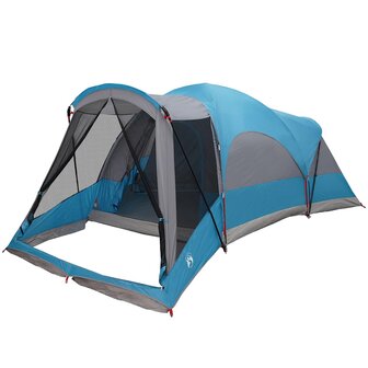 Tunneltent voor gezin 8-persoons waterdicht blauw 3