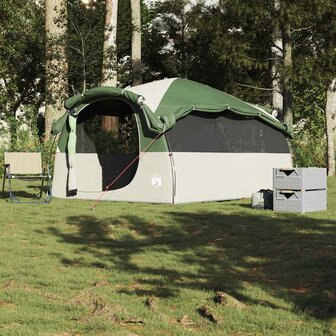 Tunneltent 6-persoons waterdicht groen 3