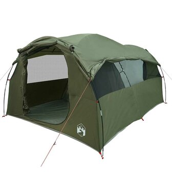 Tunneltent 6-persoons waterdicht olijfgroen 4