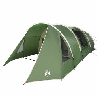 Tunnel Tent 4-Person met dak Groen en Wit 778 x 356 x 210 cm 2