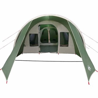 Tunnel Tent 4-Person met dak Groen en Wit 778 x 356 x 210 cm 5