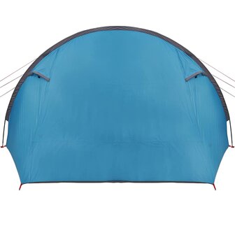 Tunnel Tent 4-Person met dak Blauw en Grijs 778 x 356 x 210 cm 8