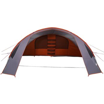 Tunnel Tent 6-Persoon Grijs en Oranje 700 x 590 x 215 cm 6