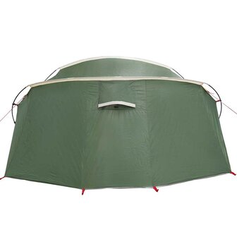 Tunnel Tent 4-Person met dak Groen en Wit 318 x 275 x 140 cm 8