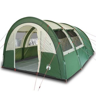 Tunneltent 4-persoons waterdicht groen 2