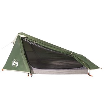 Tunneltent 1-persoons waterdicht groen 2