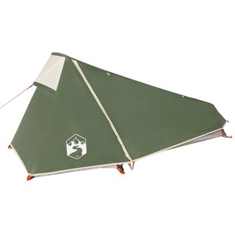 Tunneltent 1-persoons waterdicht groen 5