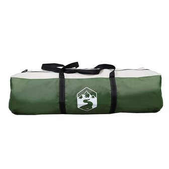 Tunneltent 4-persoons waterdicht groen 8