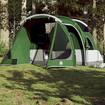 Tunneltent 4-persoons waterdicht groen 1