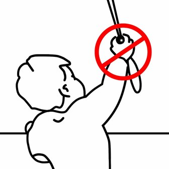 Rolgordijn 40x200 cm geplooid wit 8