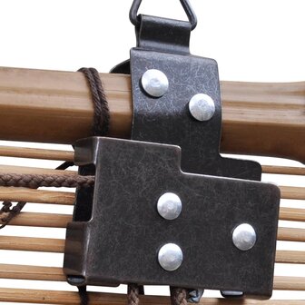 Rolgordijn 100x220 cm bamboe bruin 6