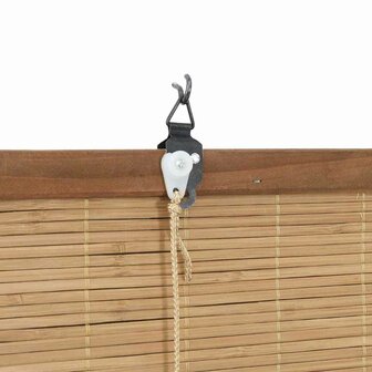 Rolgordijn Bruin 150x220 cm Bamboe 8