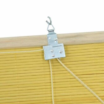 Rolgordijn Geel 90x160 cm Bamboe 7