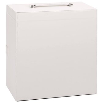 Sieradendoosje 5-laags met spiegel afsluitbaar wit 8