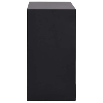 Sieradendoos 10-laags met horlogehouders zwart 29x20,5x40,5 cm 6