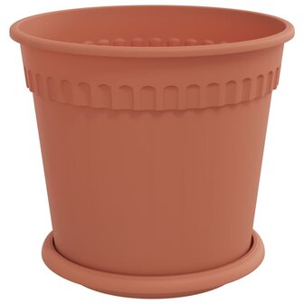 Plantenpotten 6 pcs Baksteenrood &Oslash; 19 x 16 cm Kunststof 5