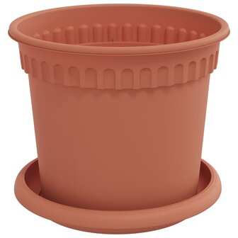 Plantenpotten 24 pcs Baksteenrood &Oslash; 15 x 12 cm Kunststof 5