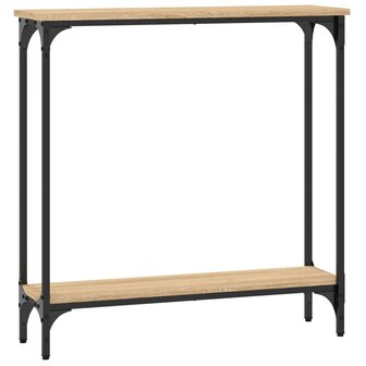 Wandtafel Sonoma Eiken 75x22,5x75 cm Bewerkt Hout 6
