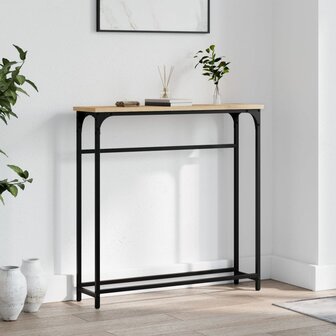 Wandtafel Sonoma Eiken 75x19,5x75 cm Bewerkt Hout 1