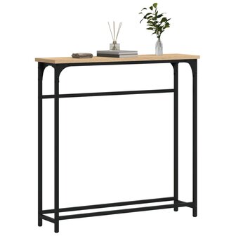 Wandtafel Sonoma Eiken 75x19,5x75 cm Bewerkt Hout 3