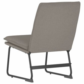 Loungestoel 52x75x76 cm stof taupe 5