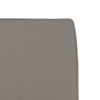 Loungestoel 52x75x76 cm stof taupe 6