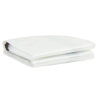 Doorzichtig afdekzeil met ogen 2x2 m polyethyleen 3