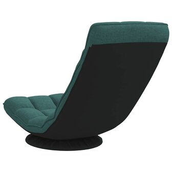 Vloerstoel draaibaar 70x51x79 cm stof donkergroen 6