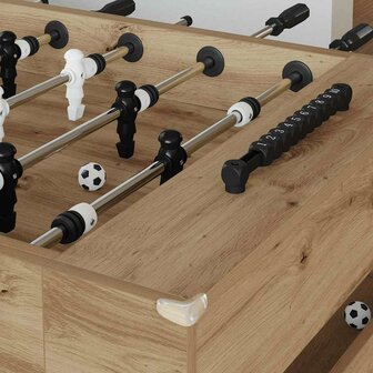 Voetbaltafel Artisan Eik 146,5 x 74 x 85 cm Bewerkt hout 3