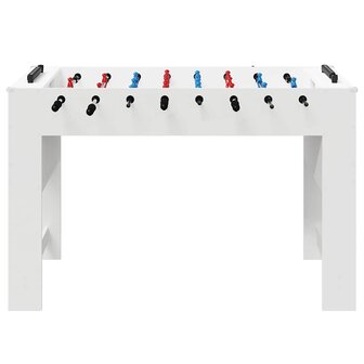 Voetbaltafel Wit 125 x 60,5 x 80 cm Bewerkt hout 4