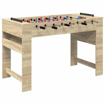 Voetbaltafel Sonoma Eiken 125 x 60,5 x 80 cm Bewerkt hout 2