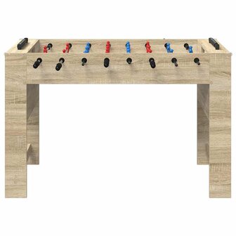 Voetbaltafel Sonoma Eiken 125 x 60,5 x 80 cm Bewerkt hout 4