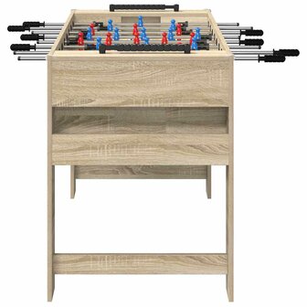 Voetbaltafel Sonoma Eiken 125 x 60,5 x 80 cm Bewerkt hout 5