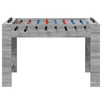 Voetbaltafel Grijze Sonoma 125 x 60,5 x 80 cm Bewerkt hout 4