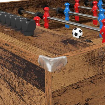Voetbaltafel Oudhout 125 x 60,5 x 80 cm Bewerkt hout 7
