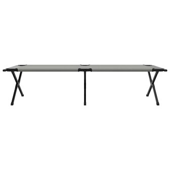 Opvouwbaar Veldbed 2 pcs Grijs 210 x 80 x 46 cm Oxford stof 7
