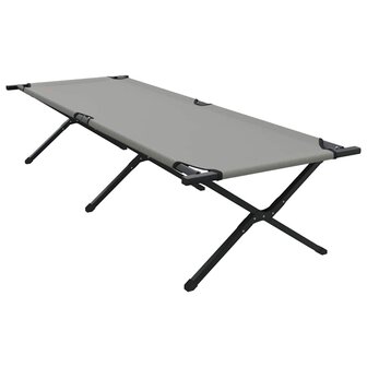 Opvouwbaar Veldbed 2 pcs Grijs 210 x 80 x 46 cm Oxford stof 8