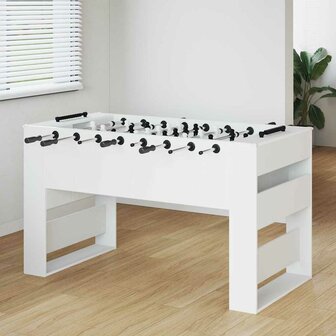 Voetbaltafel Wit 146,5 x 74 x 85 cm Bewerkt hout 1