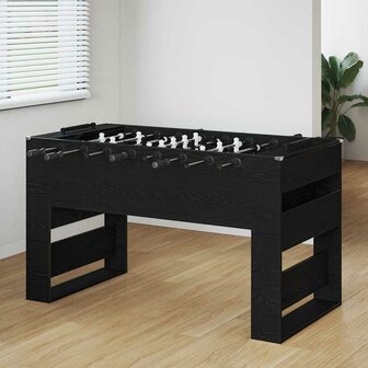 Voetbaltafel Zwarte Eik 146,5 x 74 x 85 cm Bewerkt hout 1