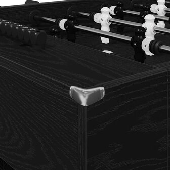 Voetbaltafel Zwarte Eik 146,5 x 74 x 85 cm Bewerkt hout 7