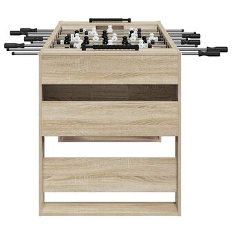 Voetbaltafel Sonoma Eiken 146,5 x 74 x 85 cm Bewerkt hout 5