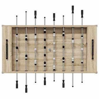 Voetbaltafel Sonoma Eiken 146,5 x 74 x 85 cm Bewerkt hout 6