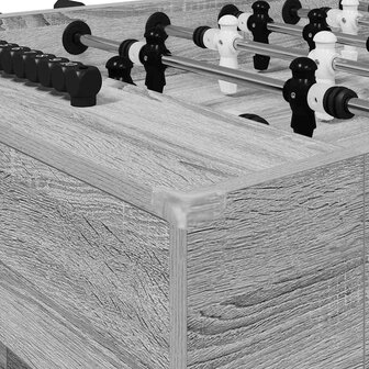 Voetbaltafel Grijze Sonoma 146,5 x 74 x 85 cm Bewerkt hout 7