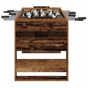 Voetbaltafel Oudhout 146,5 x 74 x 85 cm Bewerkt hout 5