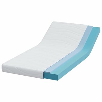 Matras Wit 90 x 200 cm Jacquard stof 3