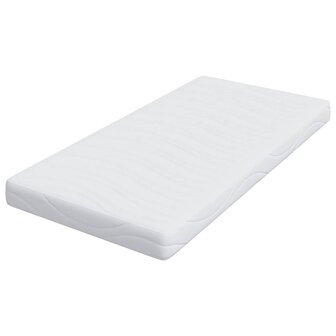 Matras Wit 90 x 200 cm Jacquard stof 4