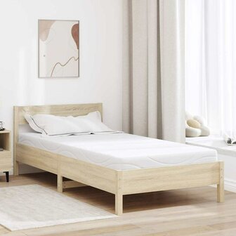 Matras Wit 120 x 200 cm Jacquard stof 1