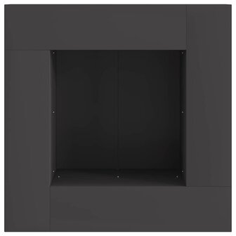 Vuurkorf Zwart 60 x 60 x 30 cm Staal 6