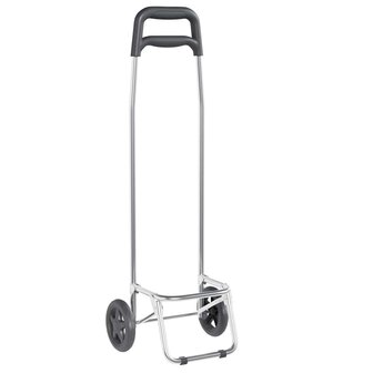Boodschappentrolley Grijs 35 x 28 x 92 cm Oxford stof 6