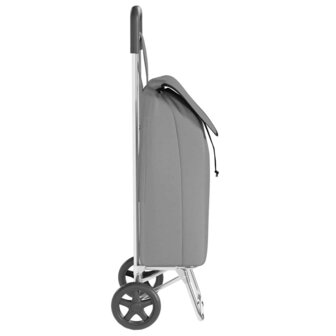 Boodschappentrolley Grijs 35 x 28 x 92 cm Oxford stof 8